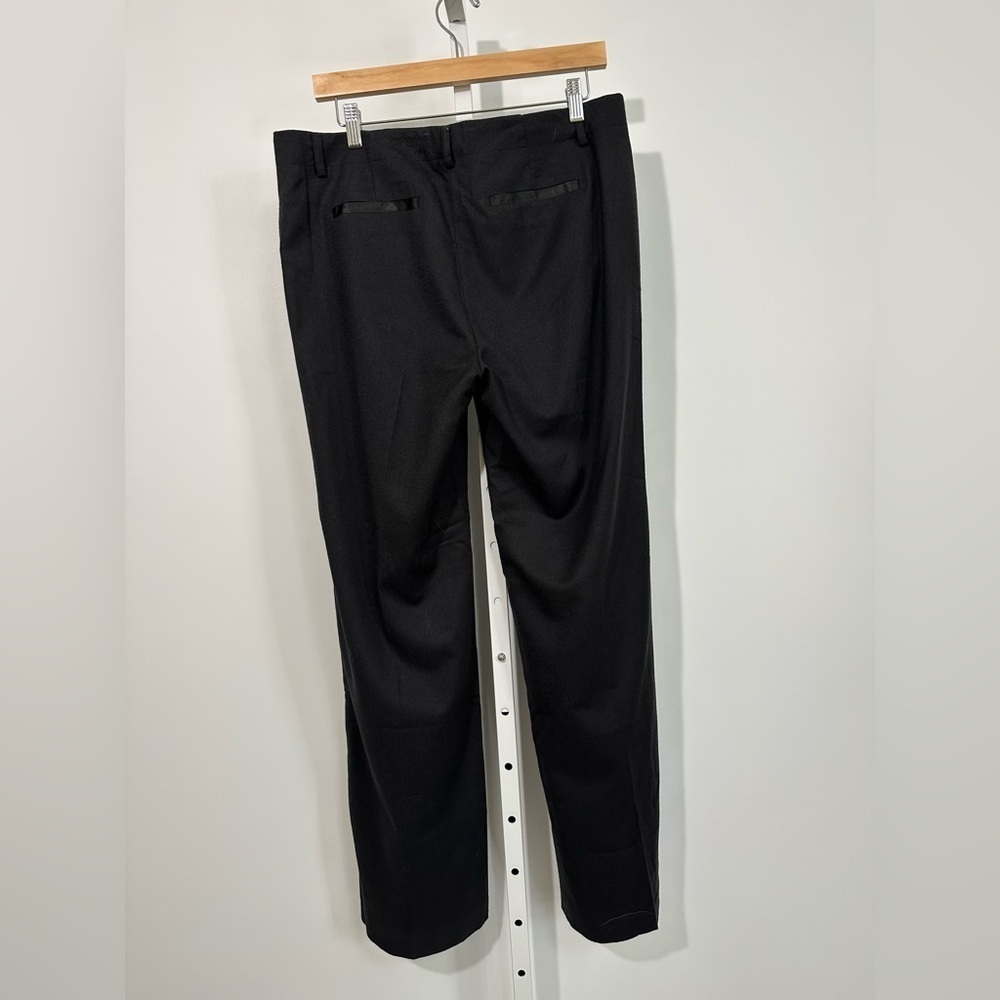 Banana Republic Wool Tuxedo Pants Women’s Size 10 – Italian Fabric Black Trouser
